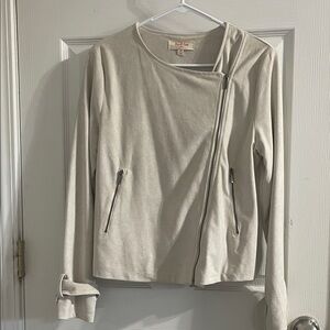 Peach Love California Cream Zip Jacket